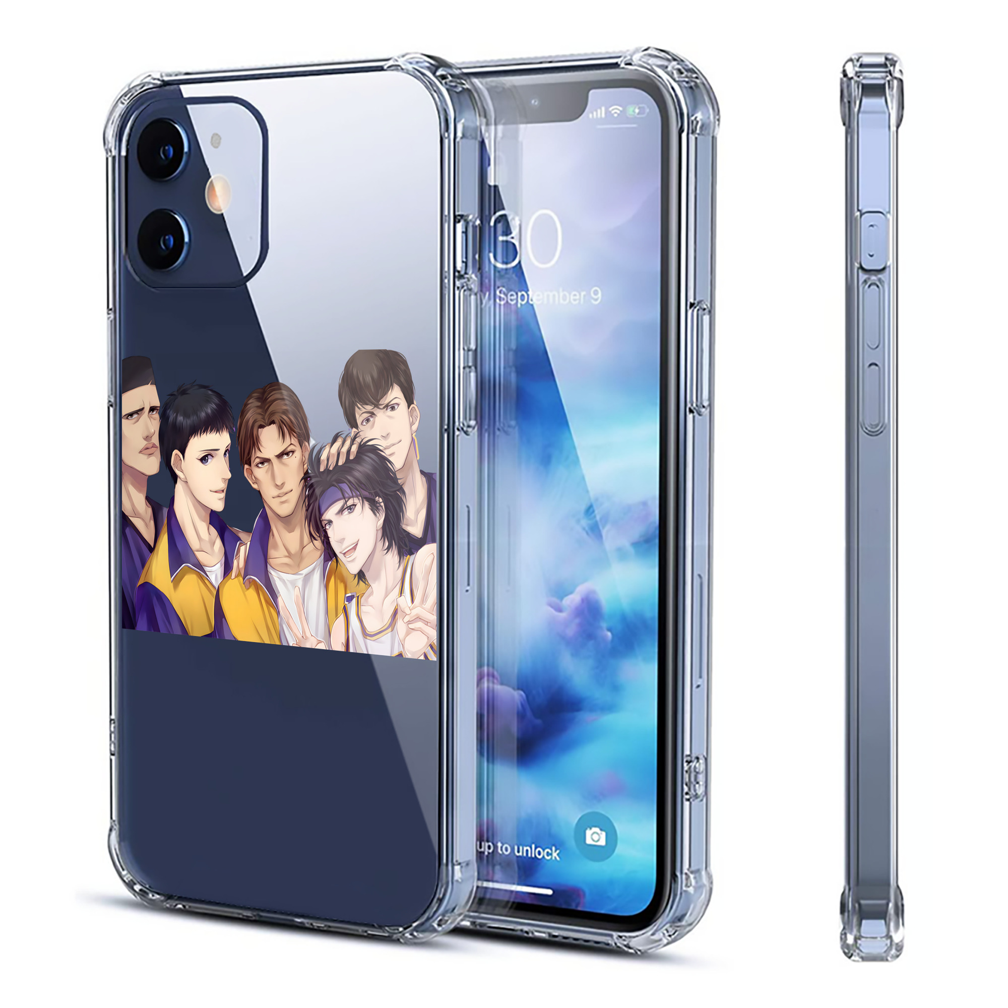 （画像用） SLAM DUNK／スラムダンク 【iPhone 12シリーズ対応】透明スマホケース（クリアソフトケース）